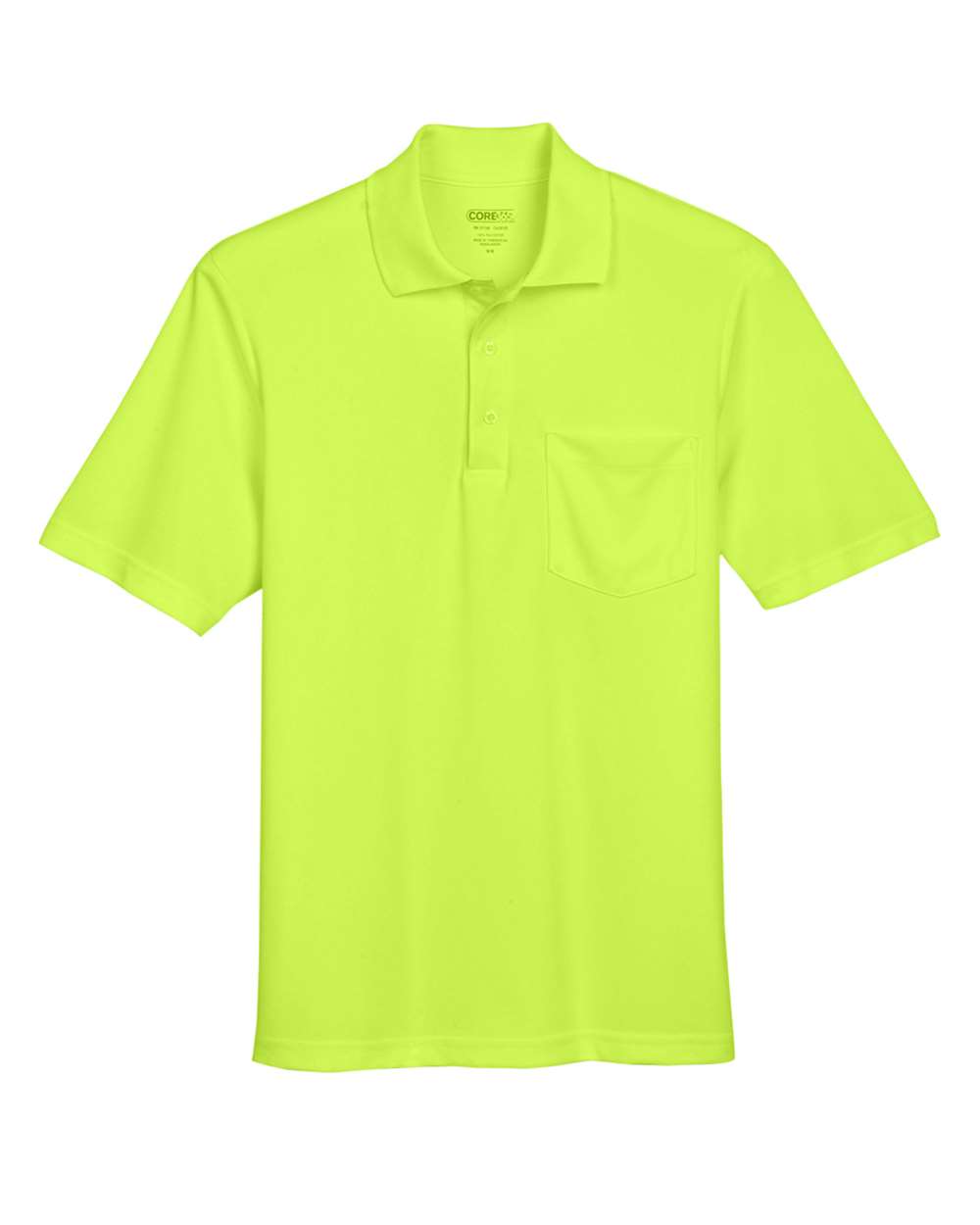 CORE365 Origin Performance Pique Polo with Pocket - Men's - Safety Yellow