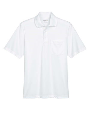 CORE365 Origin Performance Pique Polo with Pocket - Men's - White