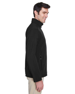 Core365 Men's Tall Cruise Two-Layer Fleece Bonded Soft Shell Jacket - Side