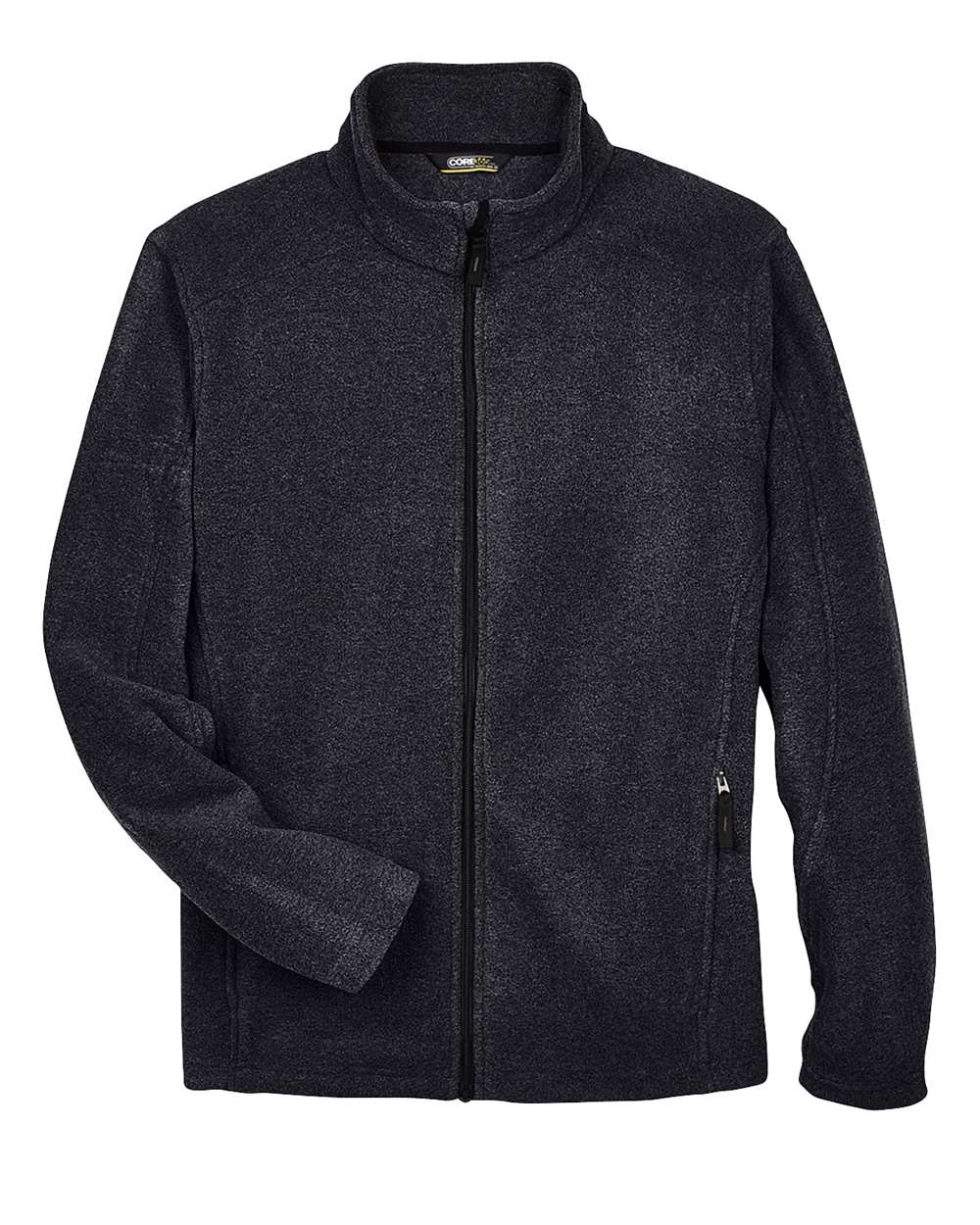 CORE365 Men's Tall Journey Fleece Jacket - Heather Charcoal