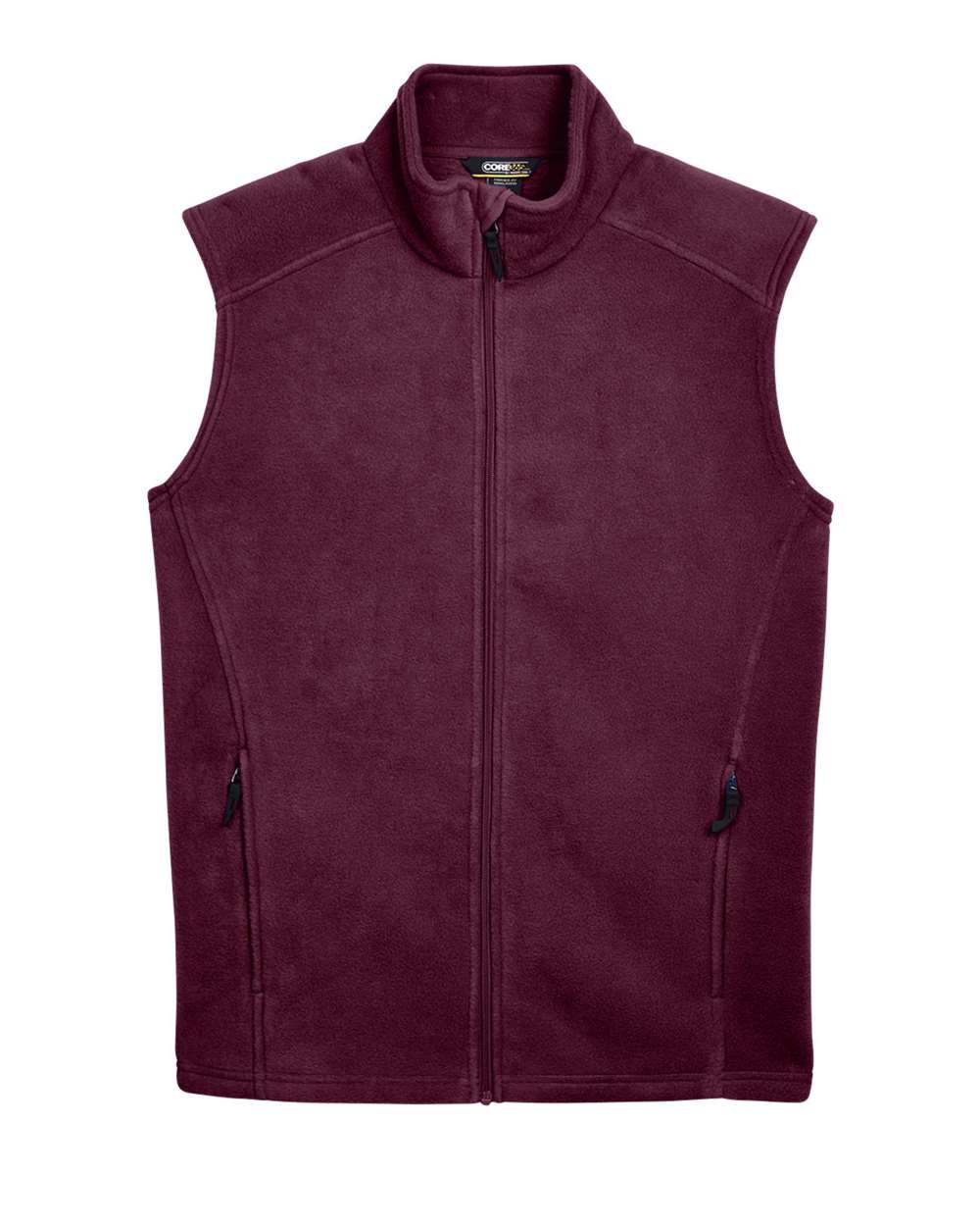CORE365 Men's Journey Fleece Vest - Burgundy