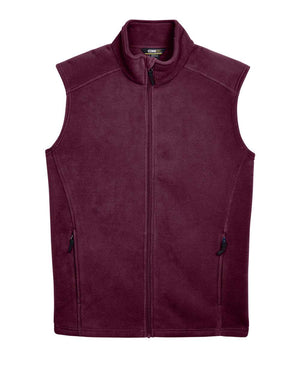 CORE365 Men's Journey Fleece Vest - Burgundy