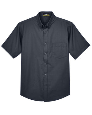 CORE365 Origin Short Sleeve Twill Shirt - Men - Carbon