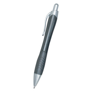 Rio Gel Pen With Contoured Rubber Grip - Metallic Charcoal
