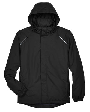 CORE365 Men's Tall Profile Fleece-Lined All-Season Jacket - Black