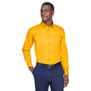Men's Easy Blend™ Long-Sleeve Twill Shirt with Stain-Release