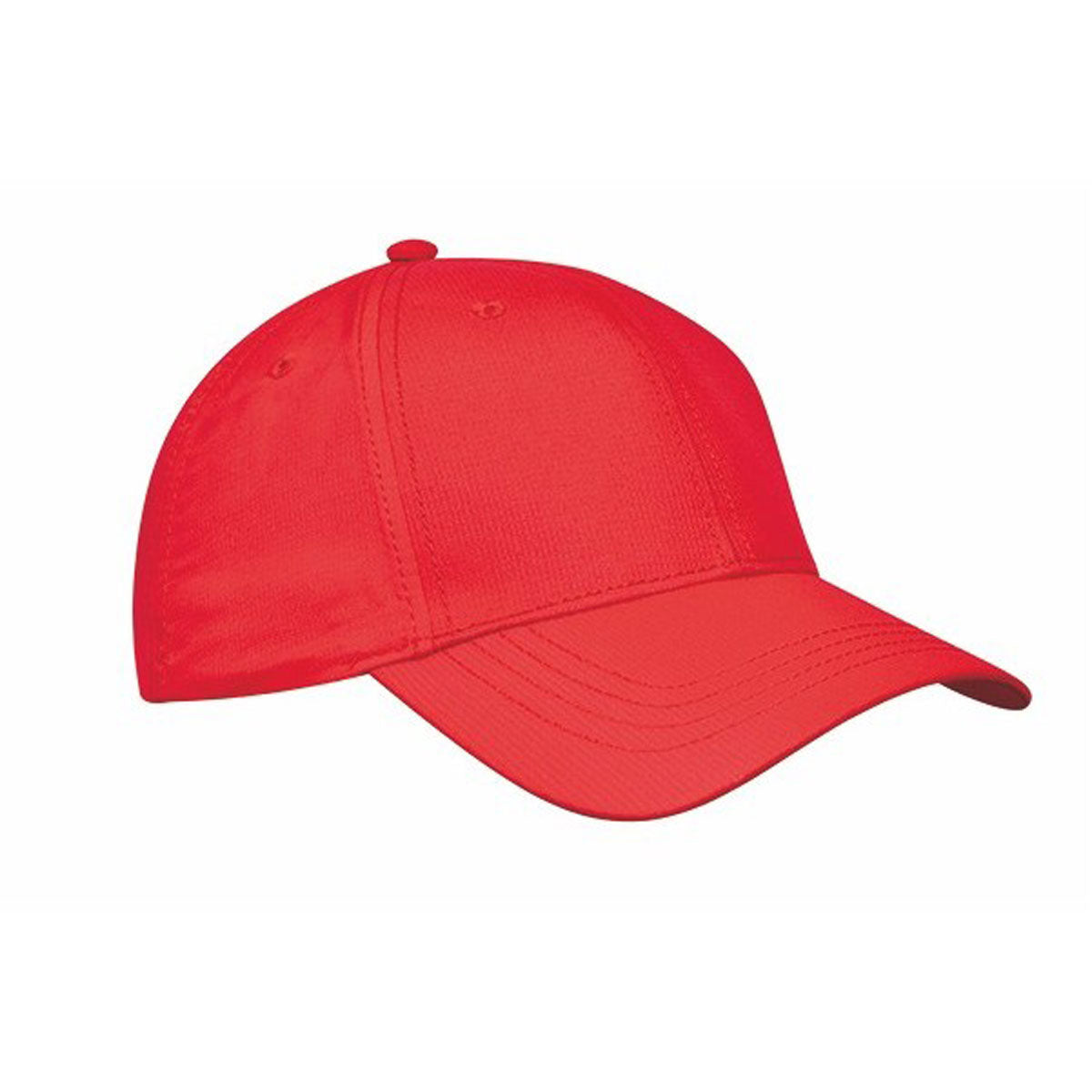 Constructed "Parachute" cap  - Custom Embroidered - Red