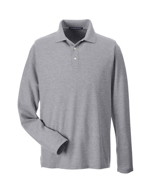 Men's DRYTEC20™ Performance Long-Sleeve Polo - Grey Heather