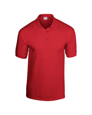 Gildan Adult Jersey Polo - Red