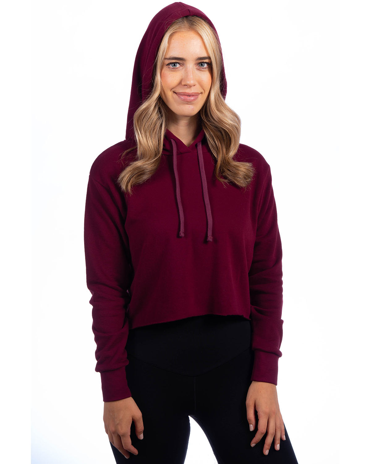 Next Level Ladies' Cropped Pullover Hooded Sweatshirt