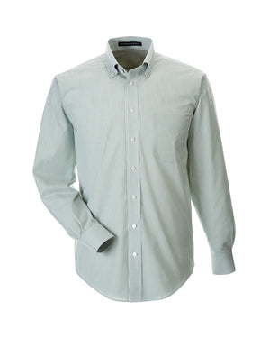 Men's Crown Collection® Banker Stripe Woven Shirt - Dill