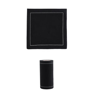 Toasting With Tara Cocktail Napkins - Black
