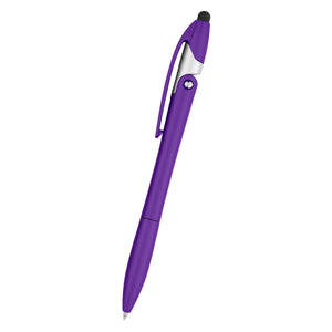 Yoga Stylus Pen And Phone Stand - Metallic Purple