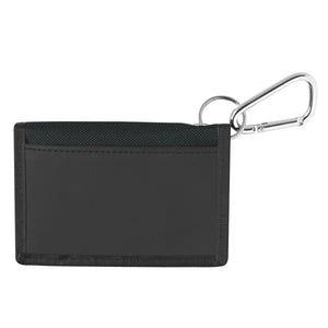 Wallet With Carabiner - Black