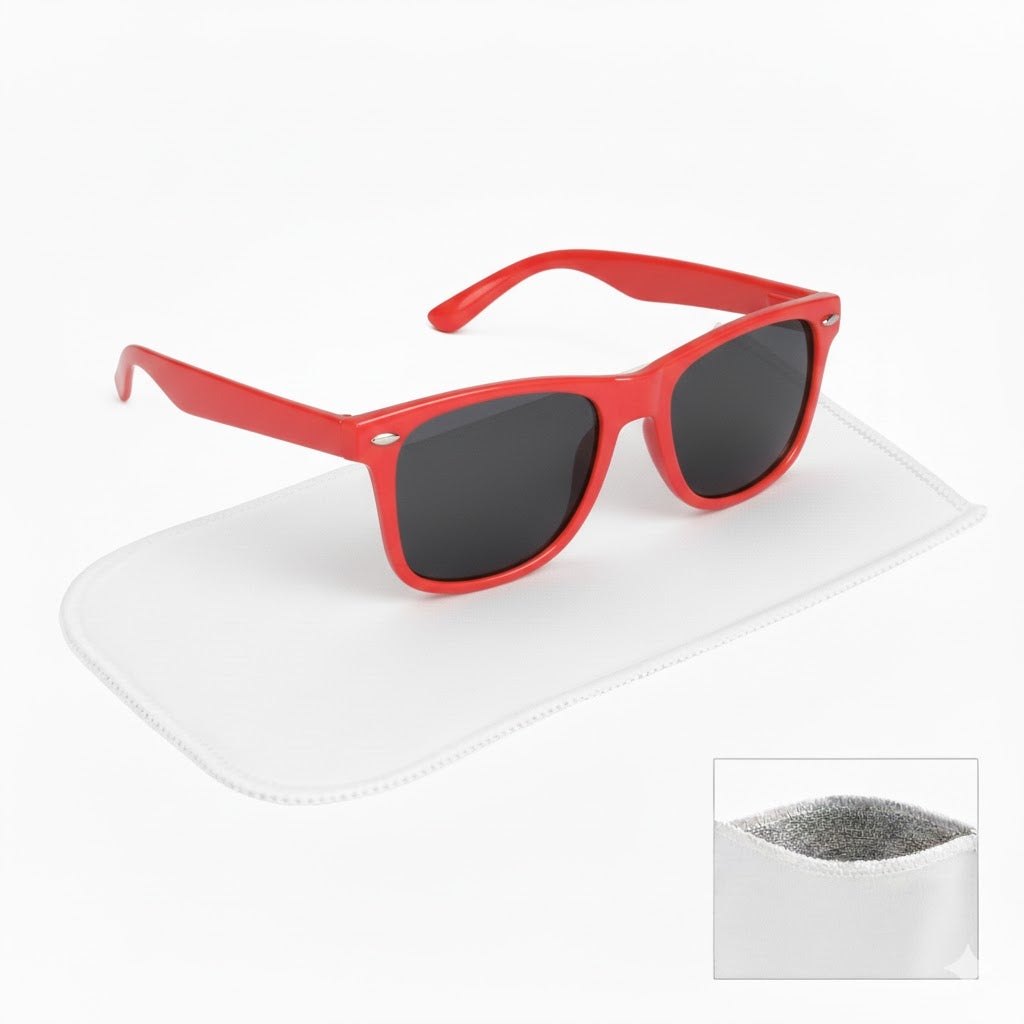 Malibu Sunglasses With Rpet Microfiber Sunglass Pouch - Coral