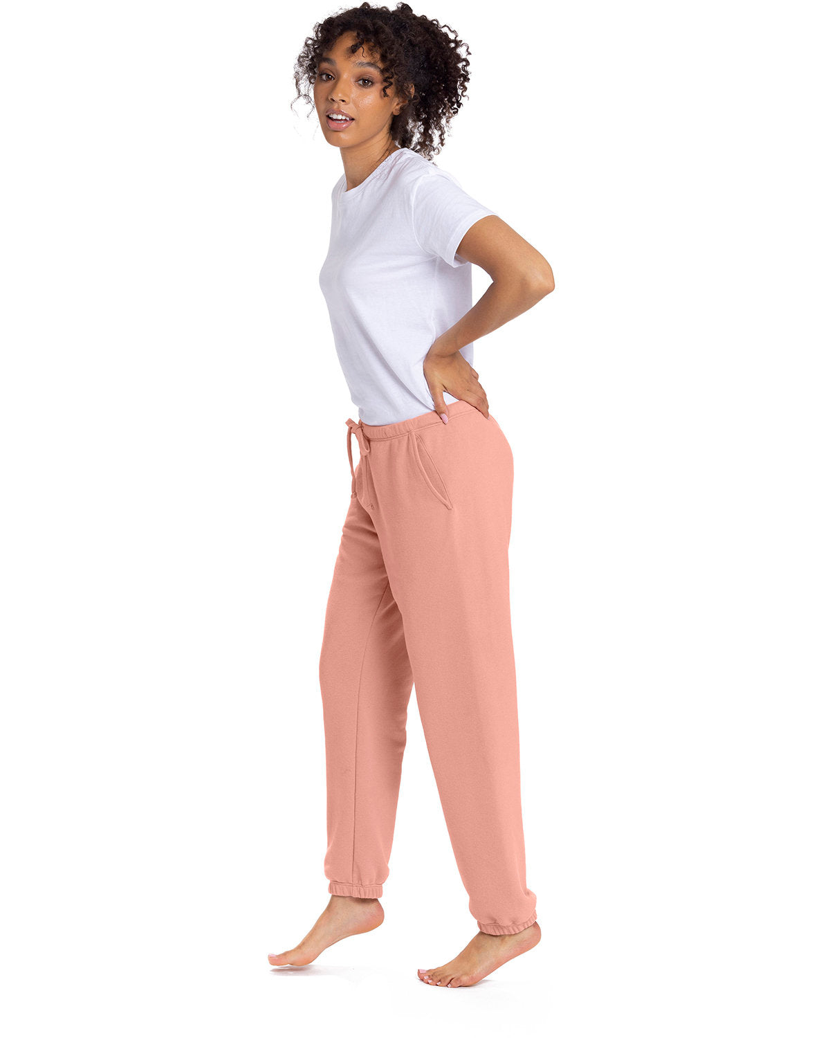 Next Level Apparel Ladies' Laguna Sueded Sweatpant - Side