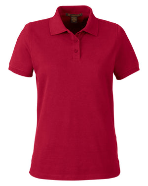 Ladies' Valiant Cotton Snag Protect Polo - Red