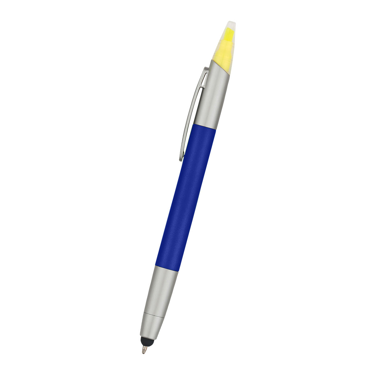 3-In-1 Pen With Highlighter and Stylus - Blue
