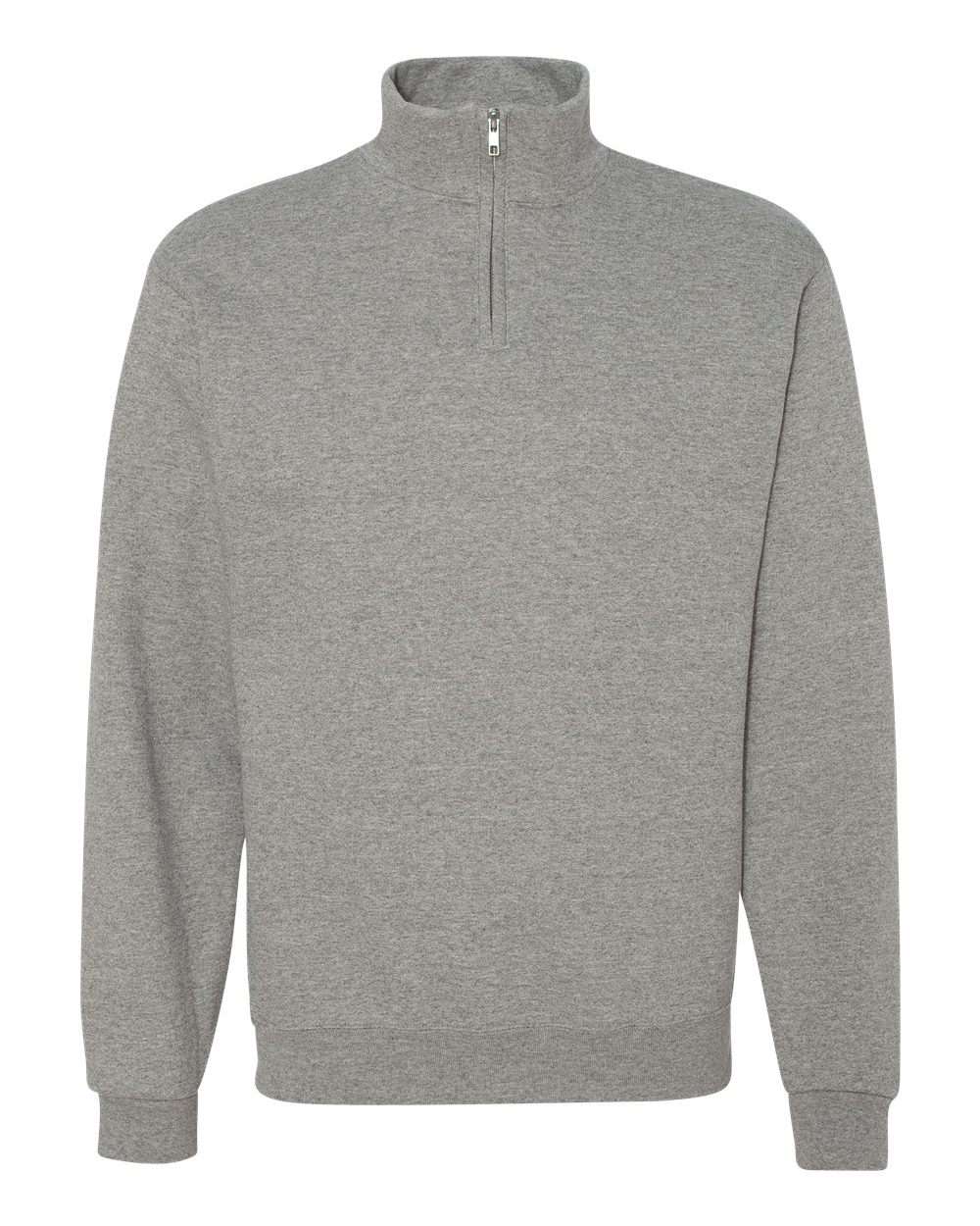 JERZEES Adult 8 oz. NuBlend® Quarter-Zip Cadet Collar Sweatshirt - Oxford