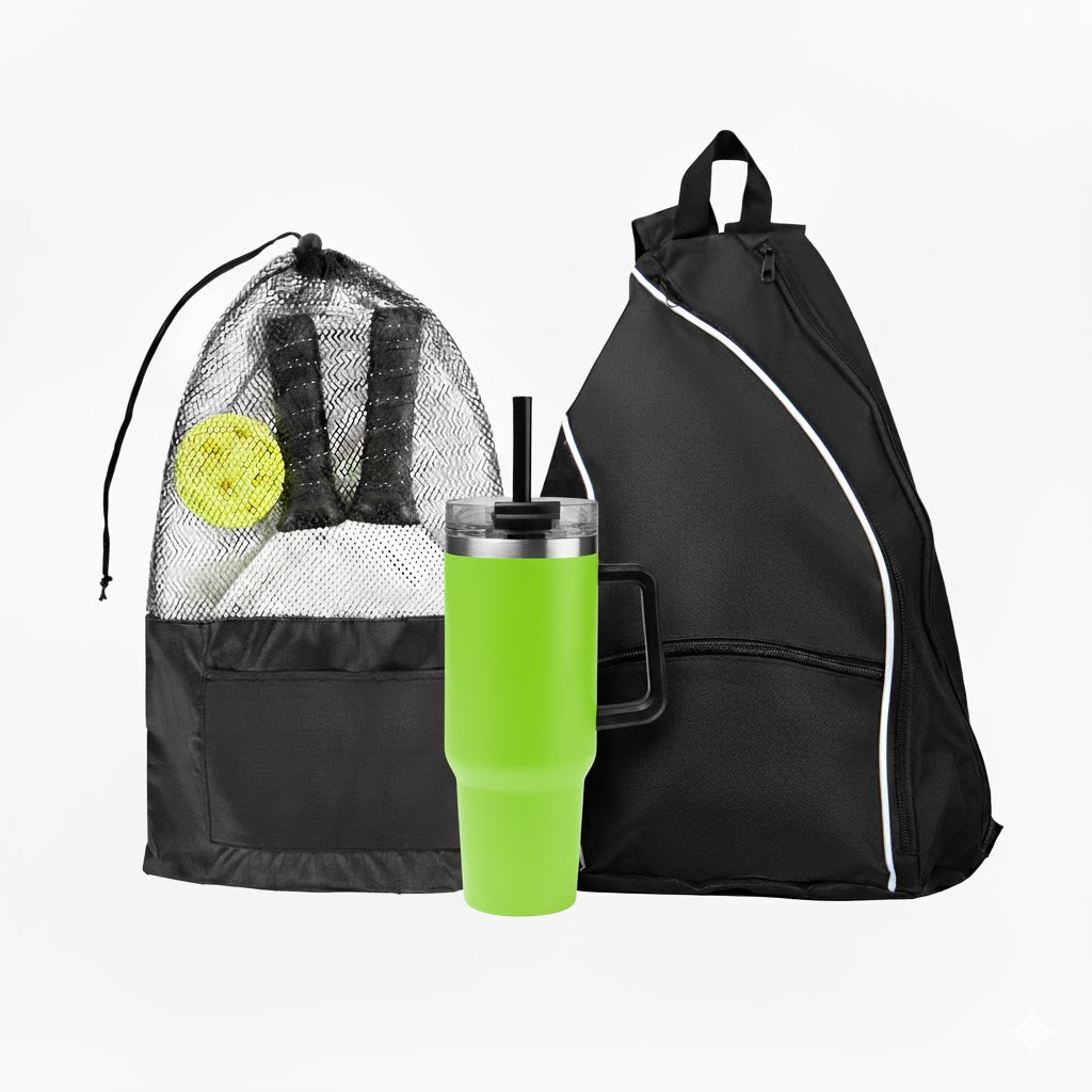 INTREPID PICKLEBALL KIT - Black/Lime