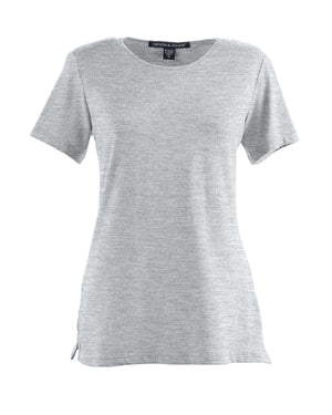 Ladies' Perfect Fit™ Shell T-Shirt - Grey Heather