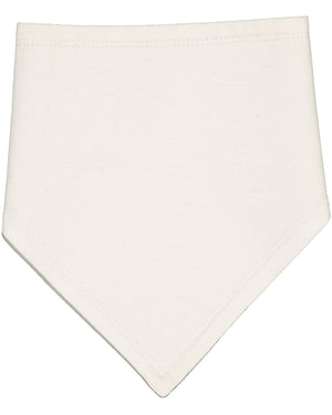 Infant Premium Jersey Bandana Bib - Naturl/Titanium