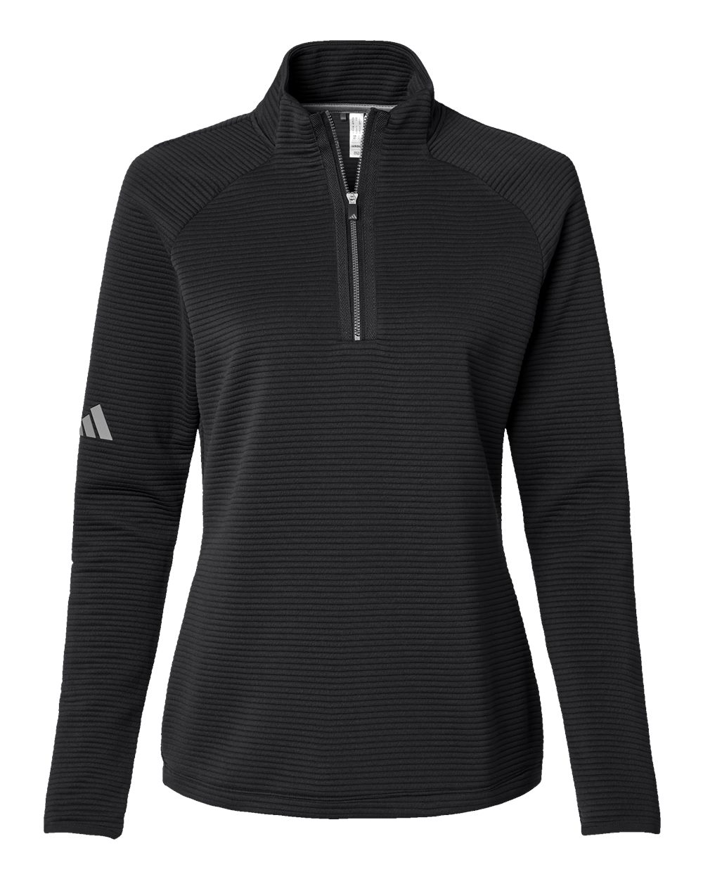 Adidas Women's Spacer Quarter-Zip Pullover - Black