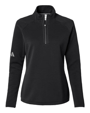 Adidas Women's Spacer Quarter-Zip Pullover - Black