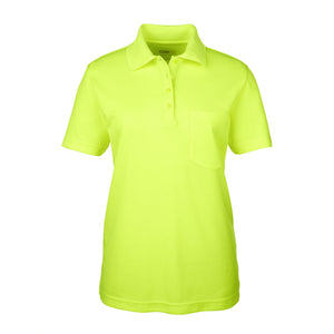 Core365 Origin Performance Pique Polo with Pocket - Women's - Safety Yellow