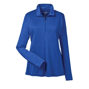 Ladies Team 365 Zone Performance Quarter-Zip - TT31W - Sport Royal