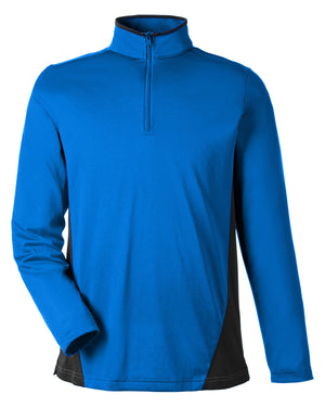 Men's Flash Snag Protection Plus IL Colorblock Quarter-Zip - True Royal/Blk