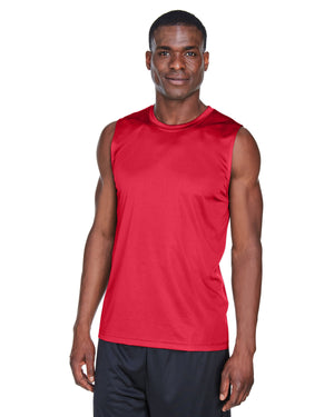Men's Zone Performance Muscle T-Shirt - Sport Red