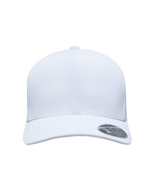 Team 365 by Flexfit Adult Cool & Dry Mini Pique Performance Cap - White