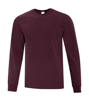 ATC Everyday Cotton Long Sleeve Tee - Maroon