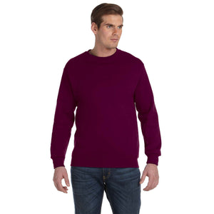 Gildan Dry Blend® 15 oz. Fleece Crew - Color - G120 - Maroon
