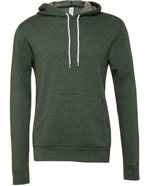 Unisex Sponge Fleece Pullover Hoodie - Heather Forest