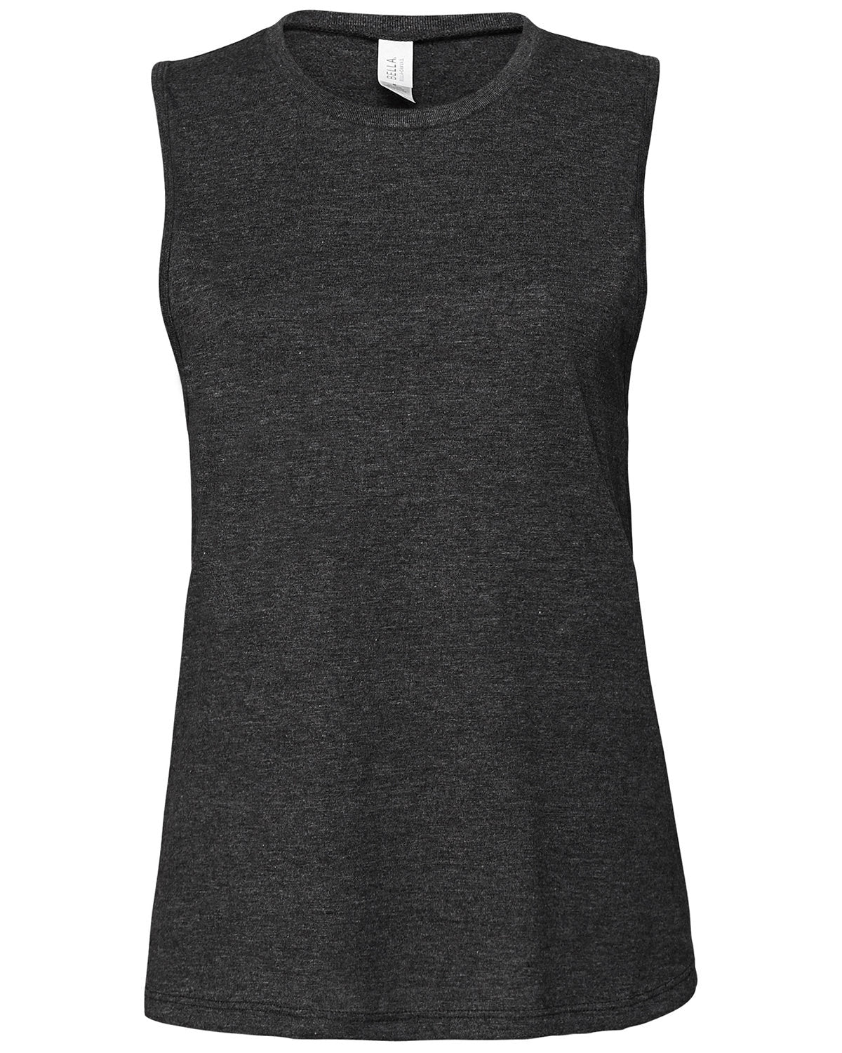 Bella + Canvas Ladies' Jersey Muscle Tank - Dark Gry Heather