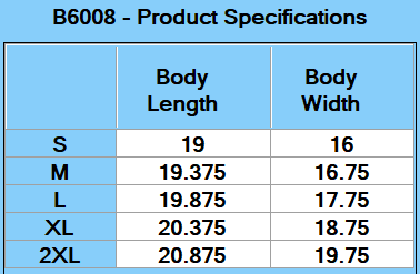 Bella + Canvas Ladies' Jersey Racerback Tank - Specs