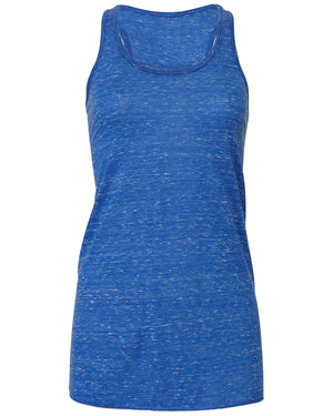 BELLA + CANVAS Ladies' Flowy Racerback Tank - True Royal Marble