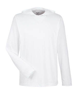 Men's Zone Performance Hooded T-Shirt - White