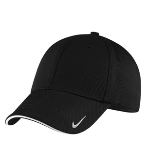 Nike Dri-Fit Mesh Swoosh Flex Sandwich Cap - Black