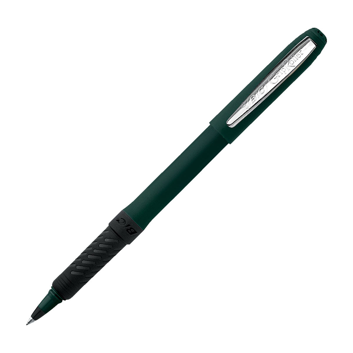 BIC® Grip Roller Pen - Black With Forest Green