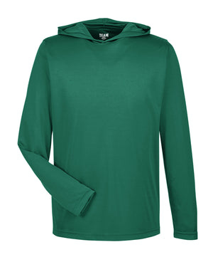 Men's Zone Performance Hooded T-Shirt - Sport Forest