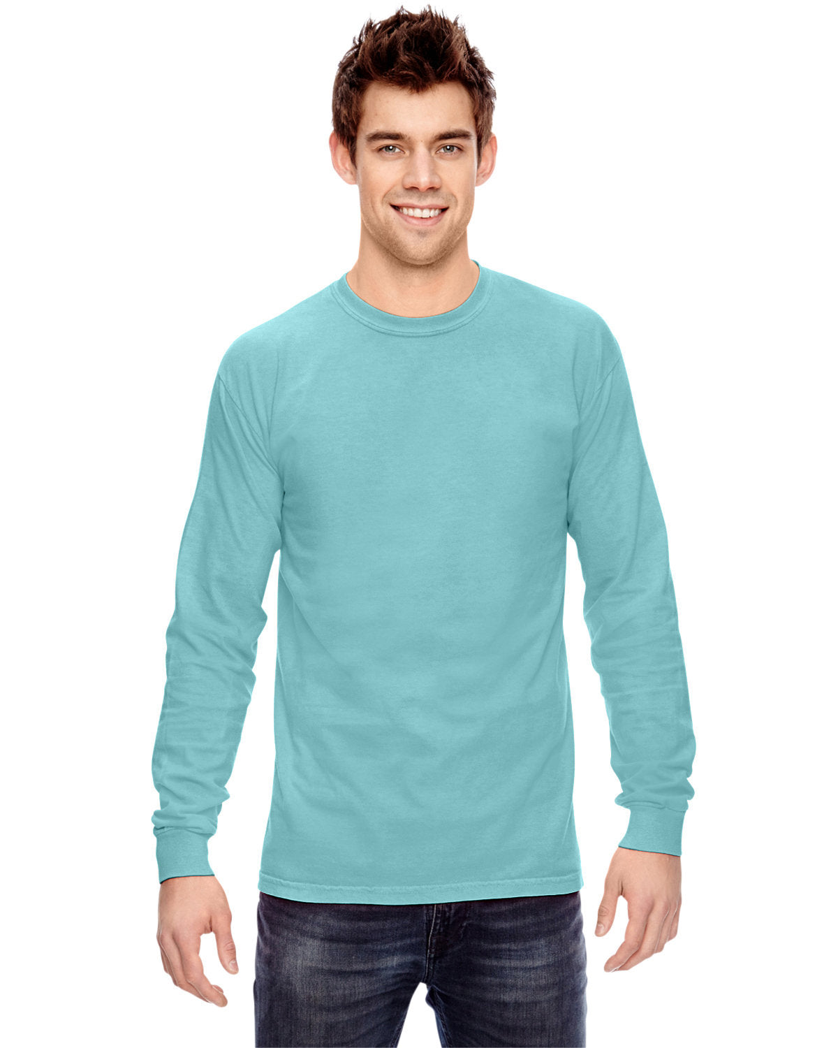 Comfort Colors Adult Heavyweight RS Long-Sleeve T-Shirt - Chalky Mint