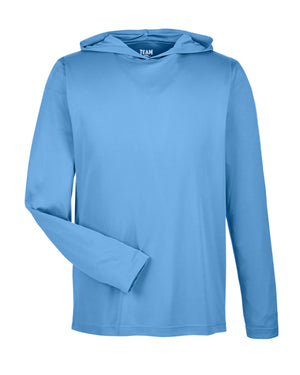 Men's Zone Performance Hooded T-Shirt - Sport Light Blue