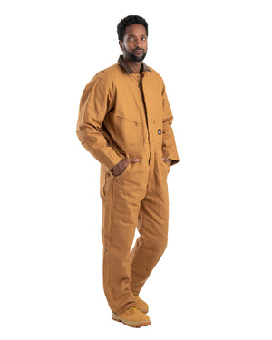 Men's Heritage Duck Insulated Coverall - Brown