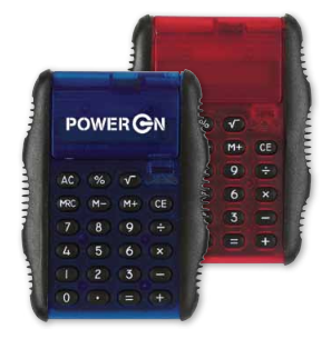 Flip Calculator - Transparent Red