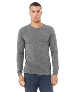 Unisex Triblend Long-Sleeve T-Shirt - Grey Triblend