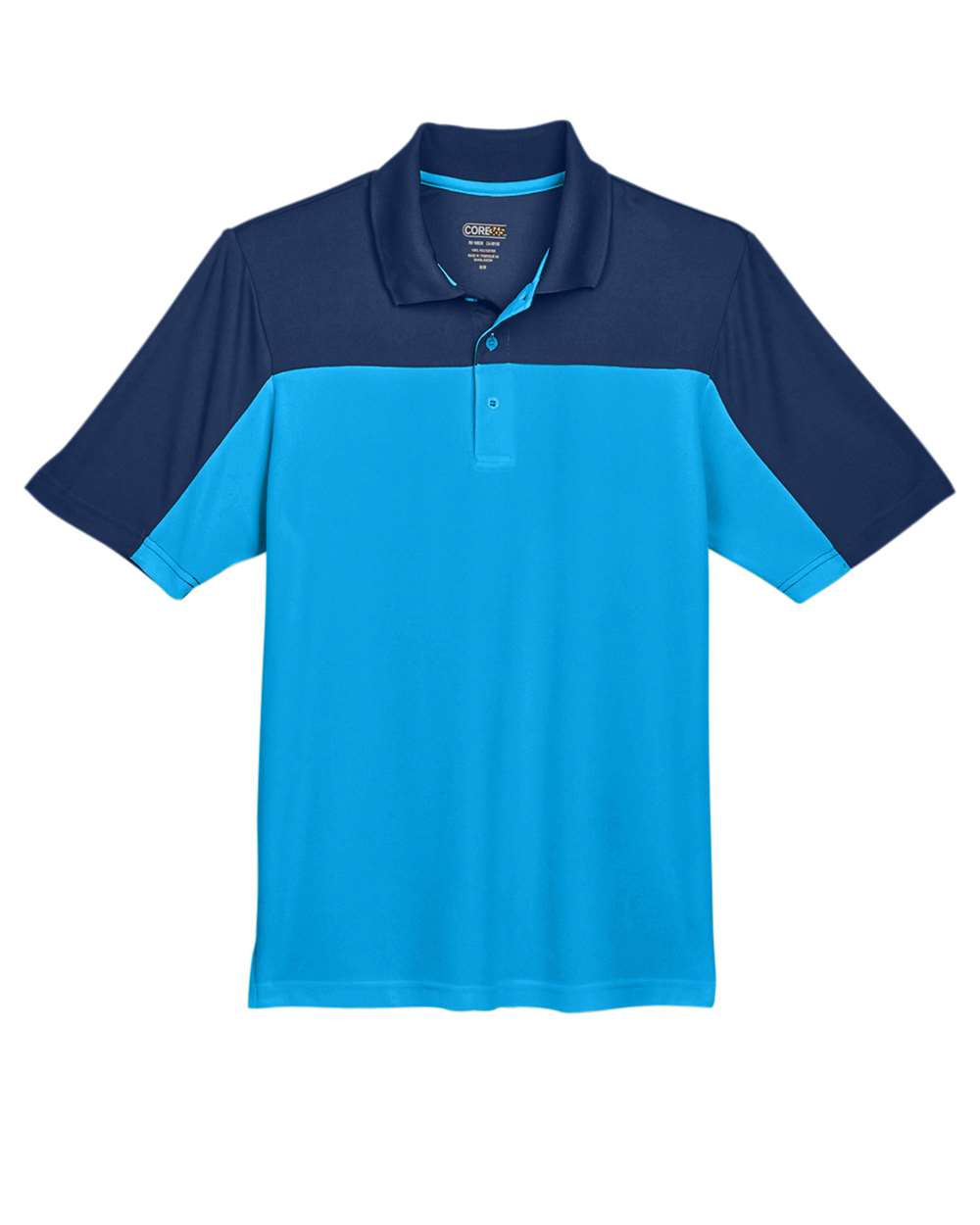 CORE365 Men's Balance Colorblock - Electric Blue/ Classic Navy