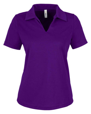 CORE365 Ladies' Market Snag Protect Mesh Polo - Campus Purple